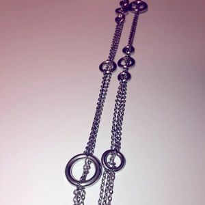 Silver Circle Necklace